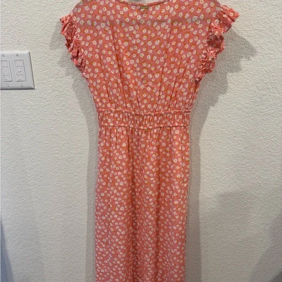 Billabong Floral Pink Midi Dress - Picture 2 of 2